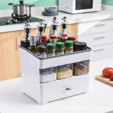 Multifunktions-Gewürzaufbewahrungsbox aus Kunststoff für die Küche